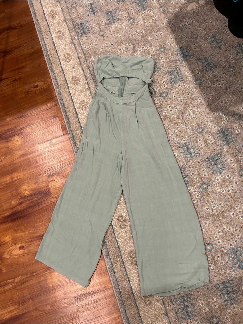 Hello Molly Sage Green Dress with Back Tie